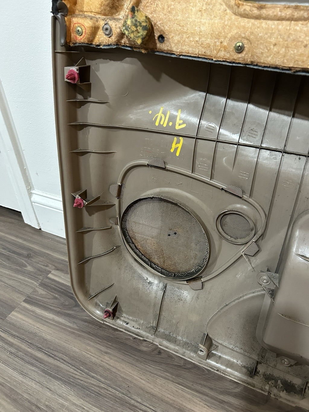 2001 2002 2003 2004 Toyota Sequoia Left Driver  Front Door Panel Trim Tan OEM