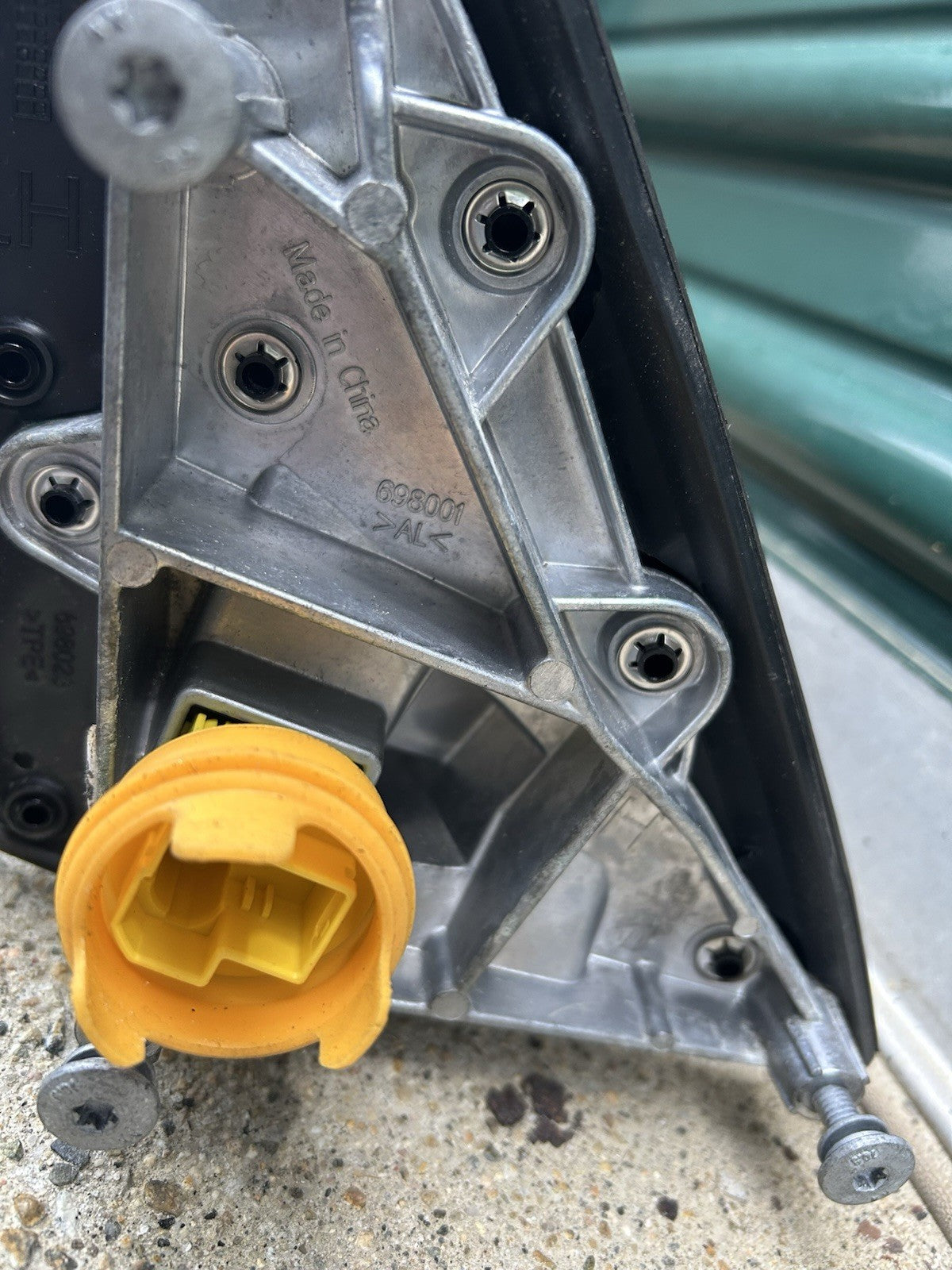 Fits 14 - 18 BMW X5 F15 LH Driver Power Door Mirror Heated w Memory Black=475M