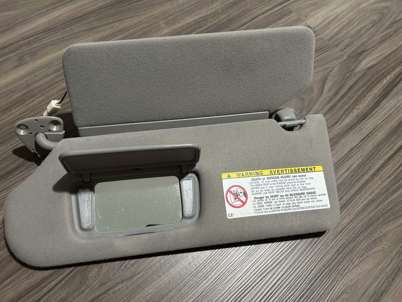 2000-2006 Toyota Tundra Sequoia DRIVER PASSENGER Left Right Sun Visor  OEM Gray