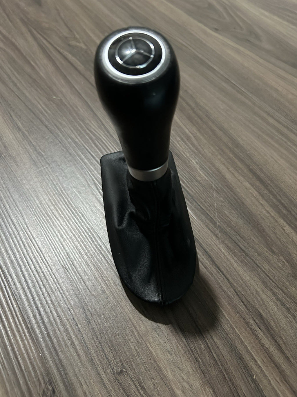 2007-2009 Mercedes W211 E350 E550 OEM Shifter Knob & Boot BLACK & METAL  #147