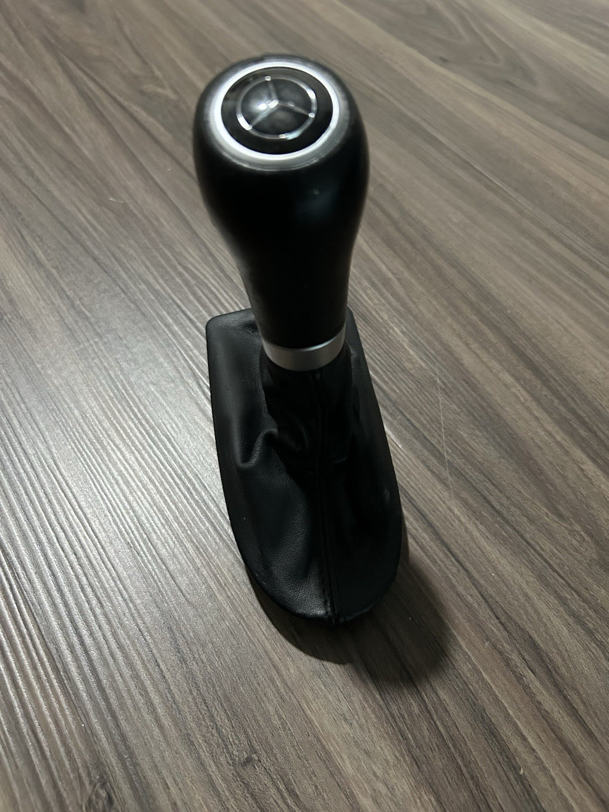 2007-2009 Mercedes W211 E350 E550 OEM Shifter Knob & Boot BLACK & METAL  #147