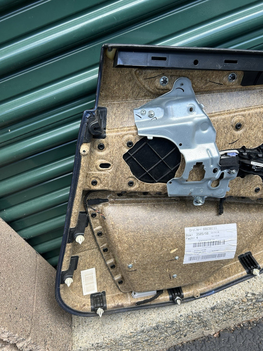 BMW E60/E61 5-Series Rear Left Door Panel Dakota Naturbraun Black OEM