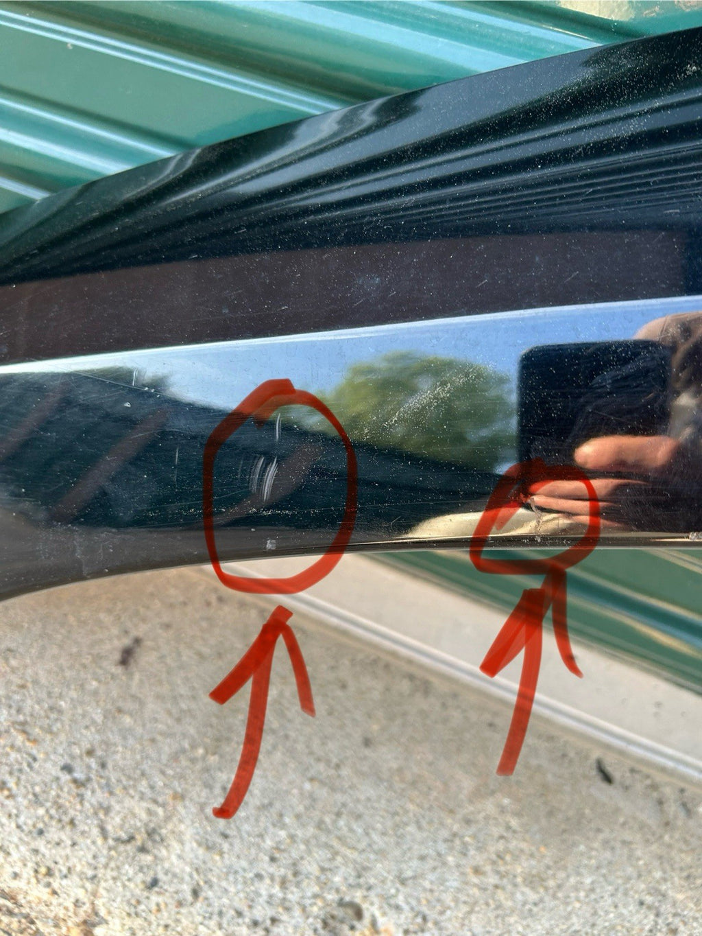 03-09 LEXUS GX470 LEFT DRIVER FRONT FENDER FLARE BLACK 202