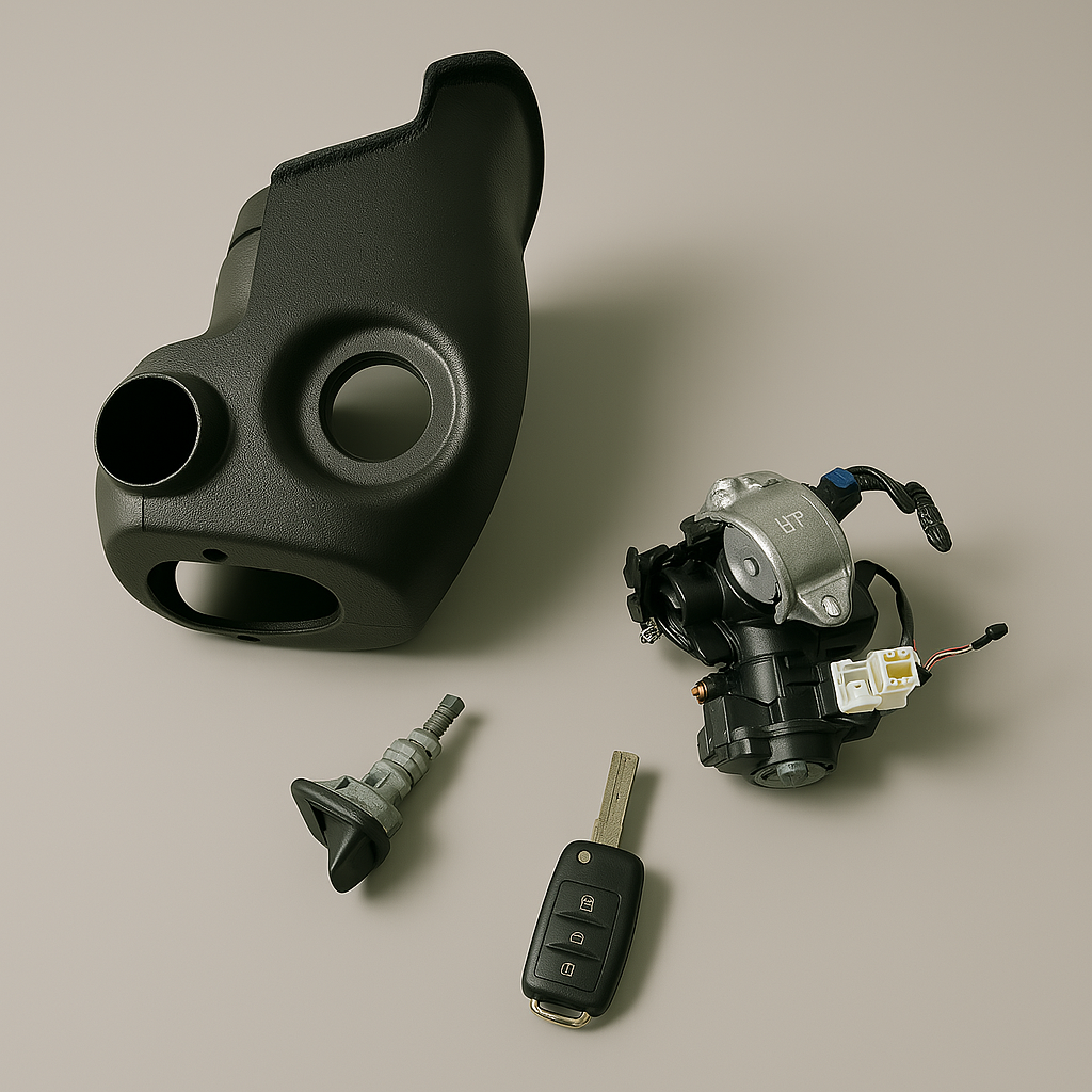 2011-2015 Kia Optima Ignition Switch Cylinder Tumbler W/ Key & Shroud OEM