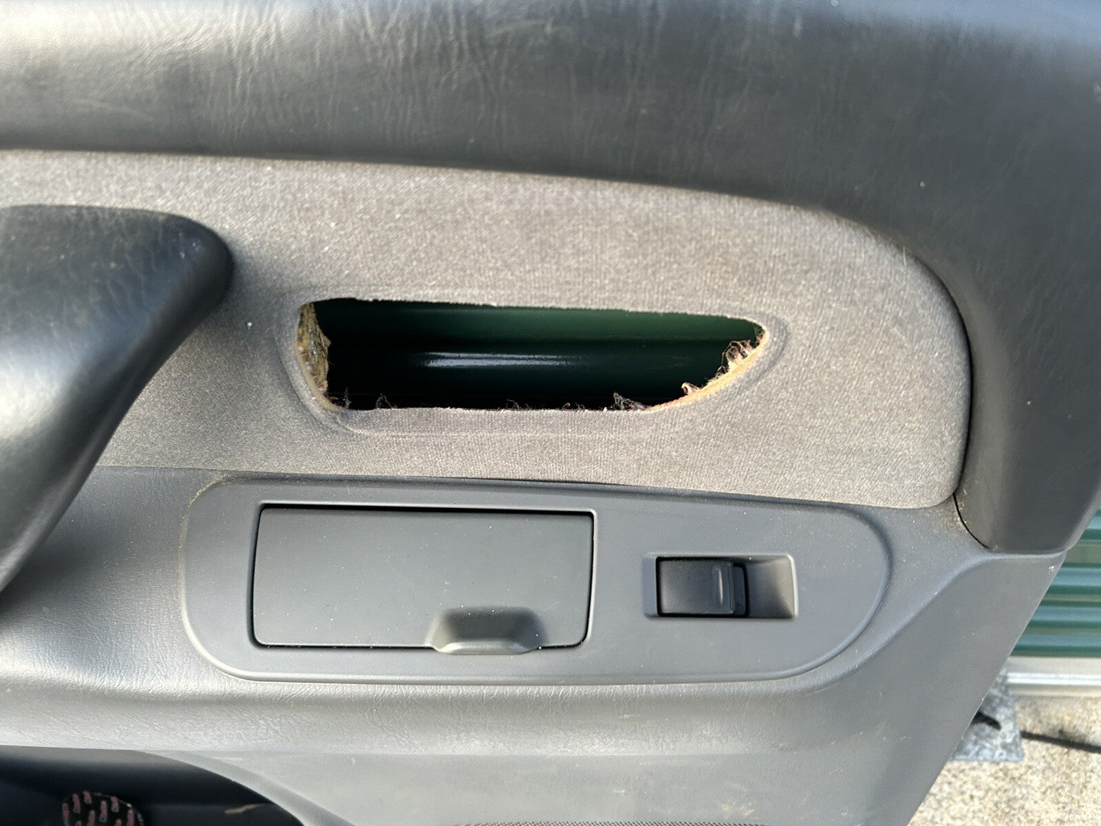 2001-2007 TOYOTA TUNDRA REAR LEFT DRIVER SIDE DOOR PANEL TRIM Gray OEM