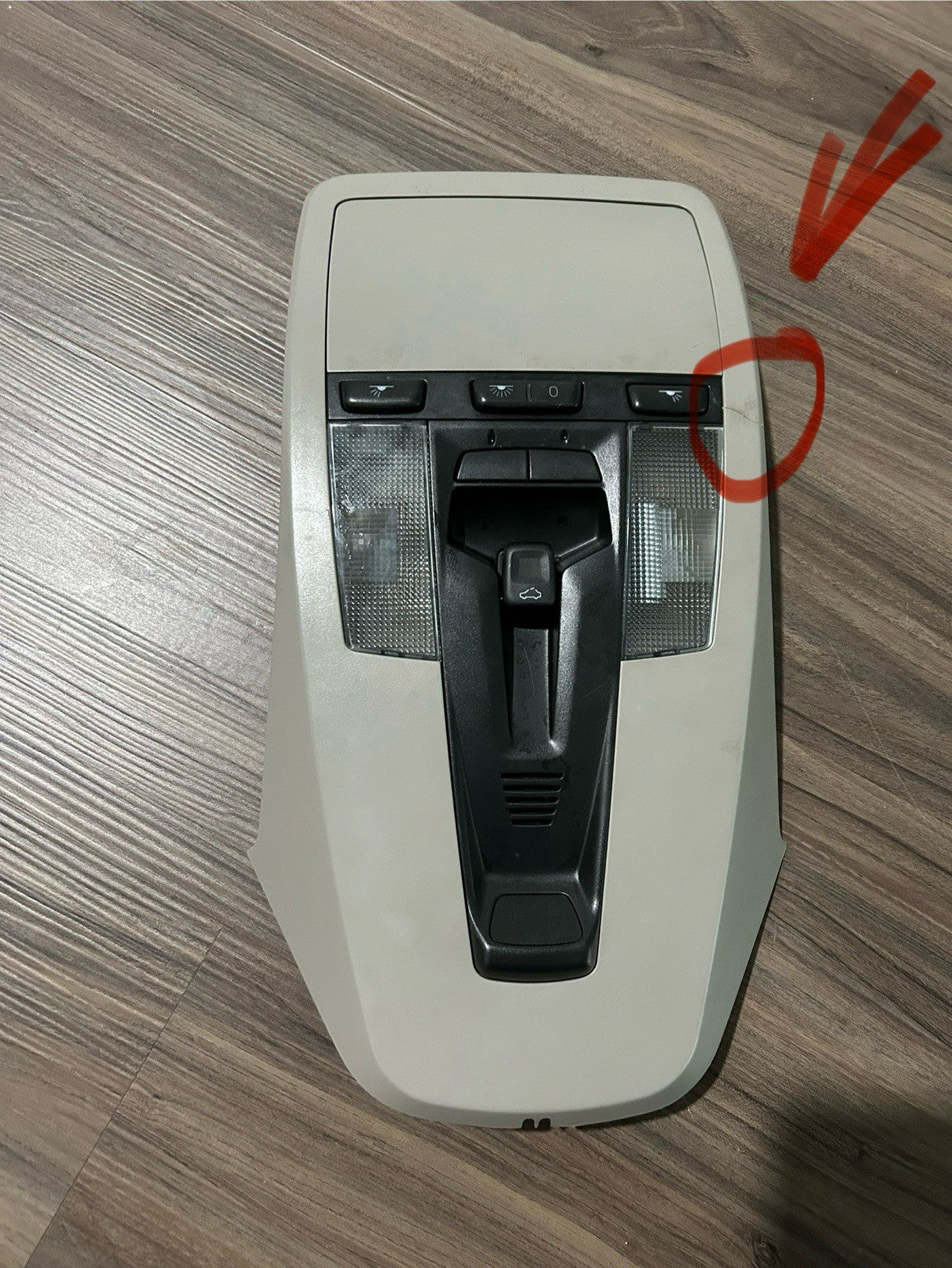 *READ*05-07 Volvo S40 V50 OverheadConsole Dome Light Lamp Map W/ Sunroof Switch