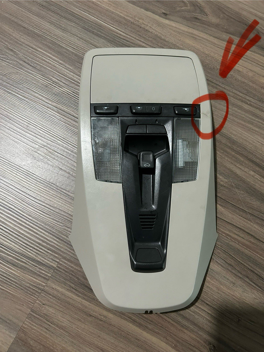 *READ*05-07 Volvo S40 V50 OverheadConsole Dome Light Lamp Map W/ Sunroof Switch