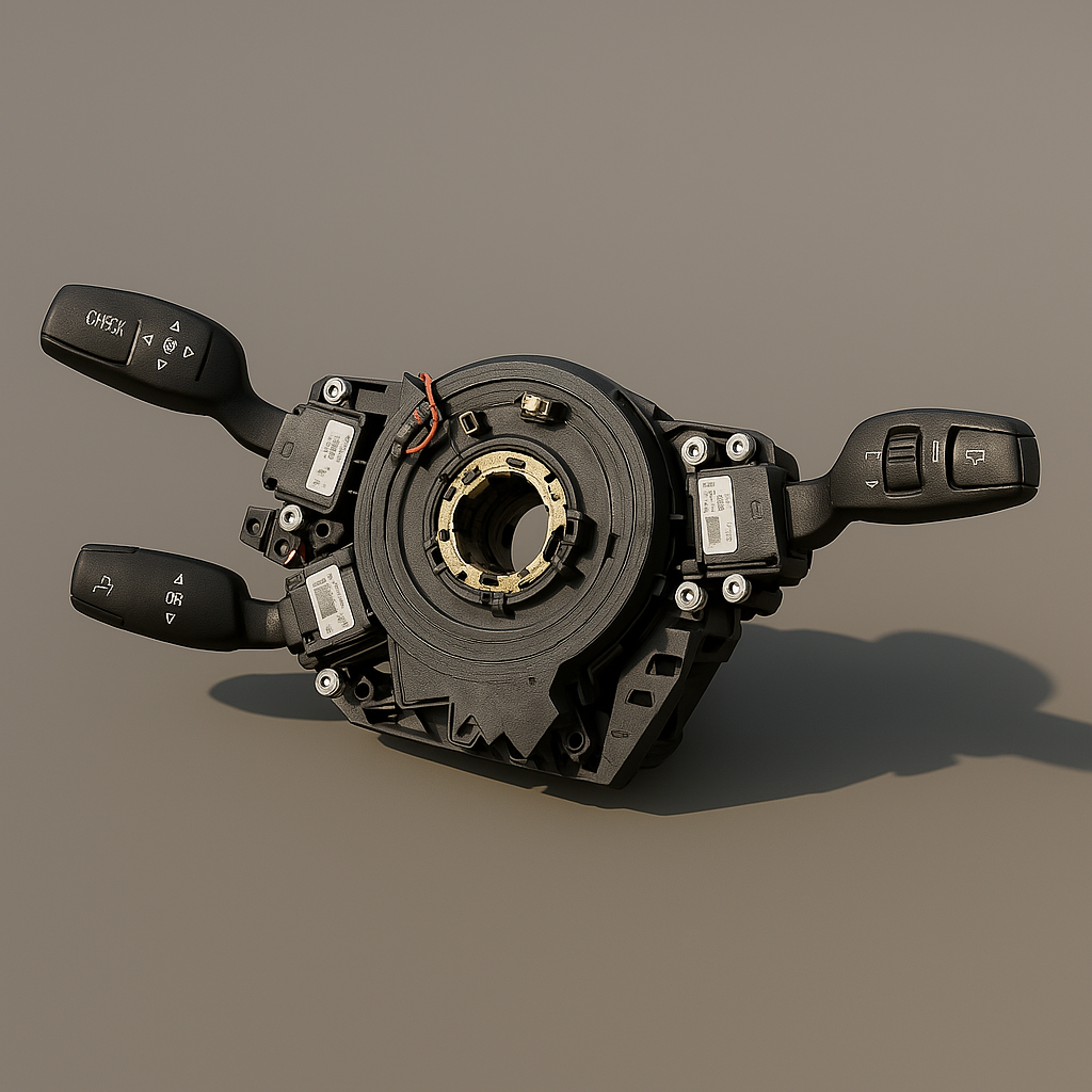 06 07 08 09 10 BMW 528xi oem clock spring turn wiper cruise switch assembly