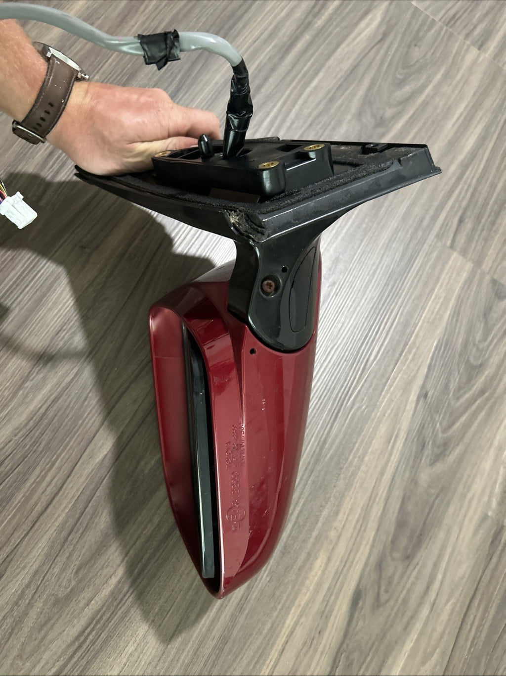 2004-09 Lexus RX330 RX350 RX400H POWER DOOR MIRROR Drivers Side RED 3R1