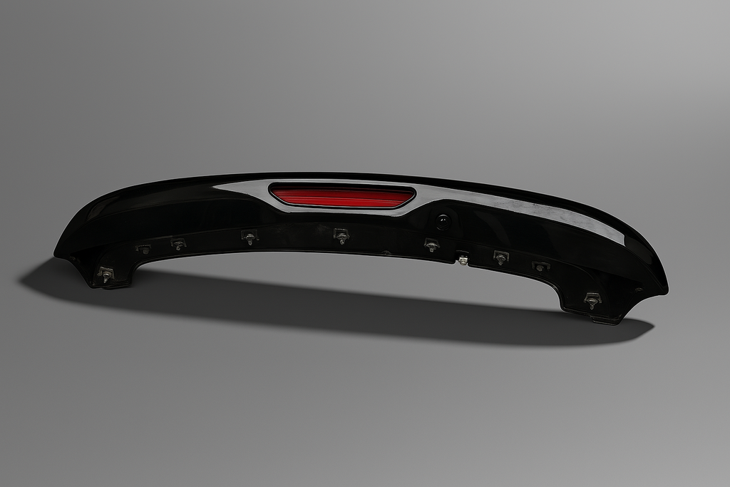 2014-2021 Jeep Grand Cherokee Rear Liftgate Upper Spoiler Wing w/Light Black OEM