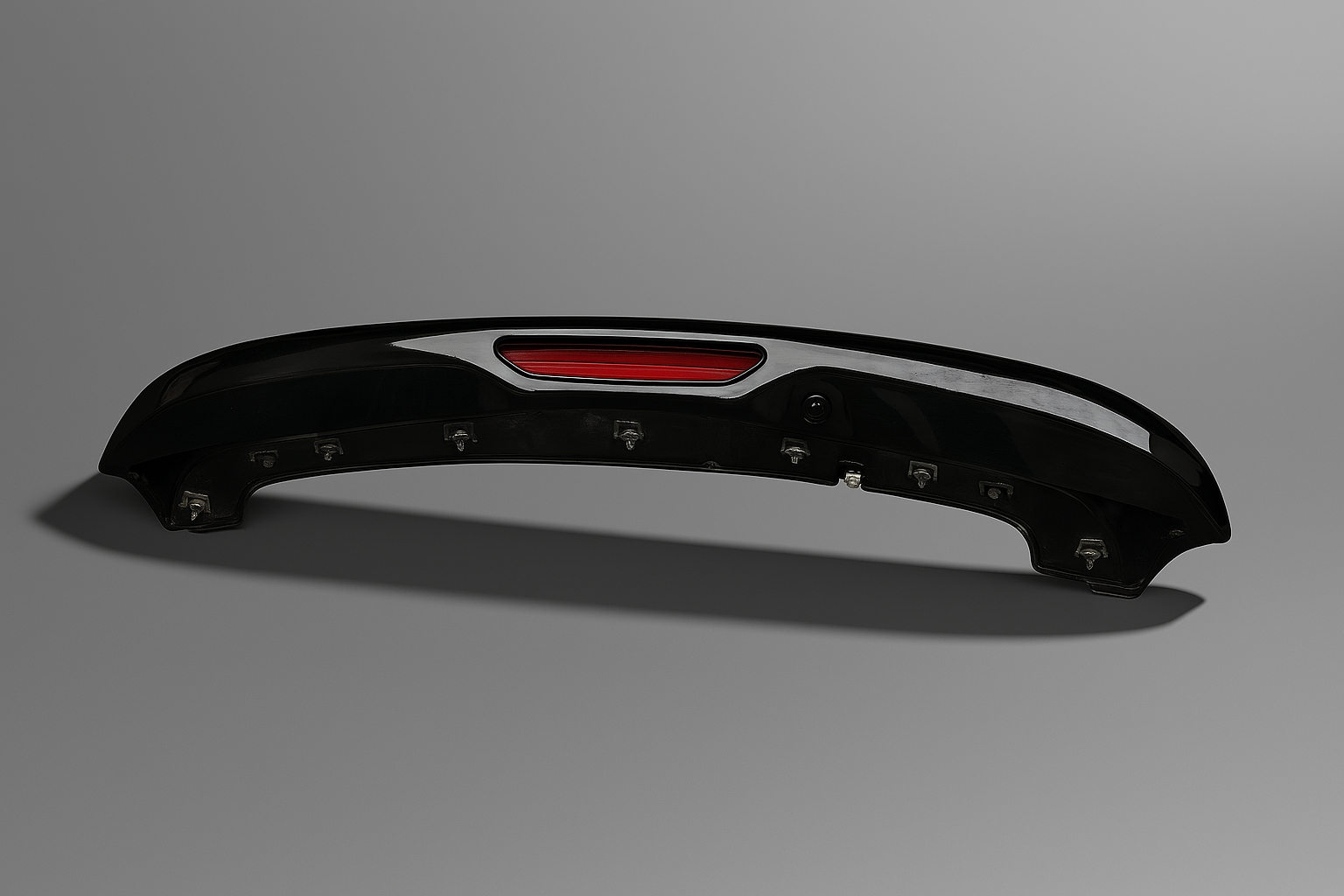 2014-2021 Jeep Grand Cherokee Rear Liftgate Upper Spoiler Wing w/Light Black OEM