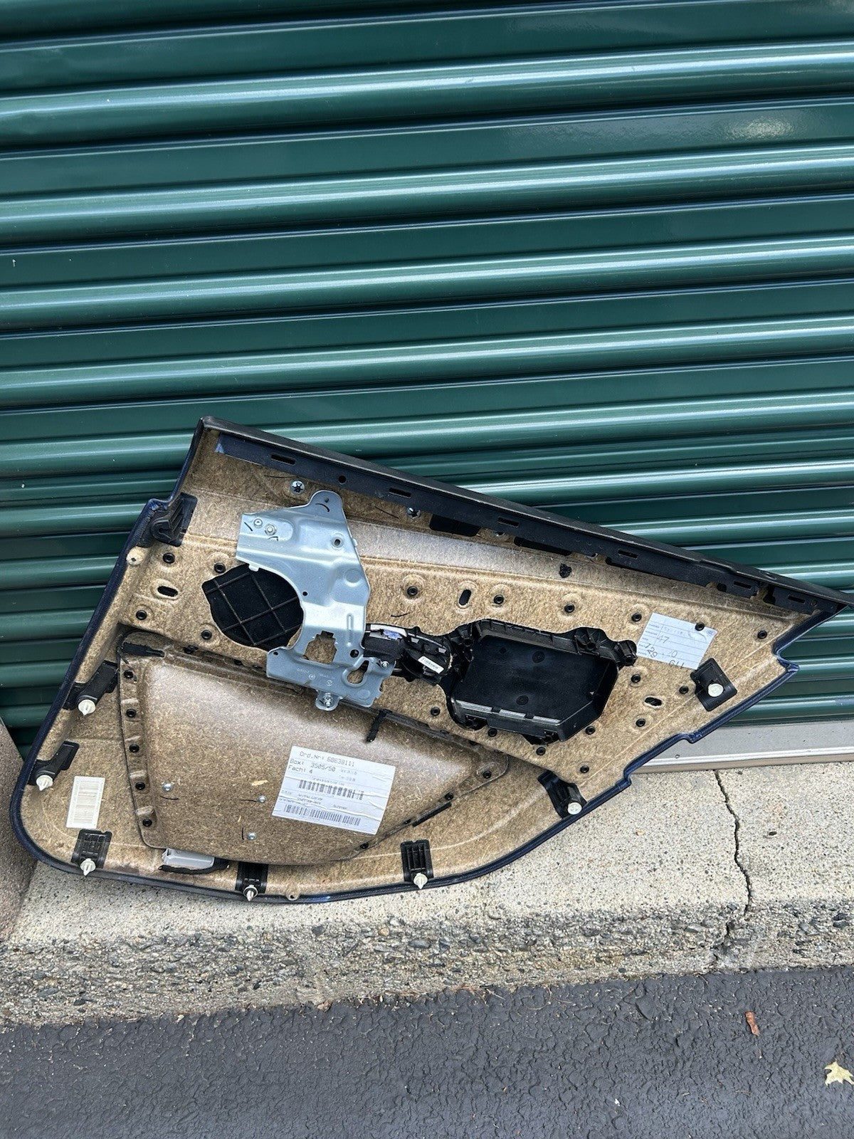 BMW E60/E61 5-Series Rear Left Door Panel Dakota Naturbraun Black OEM