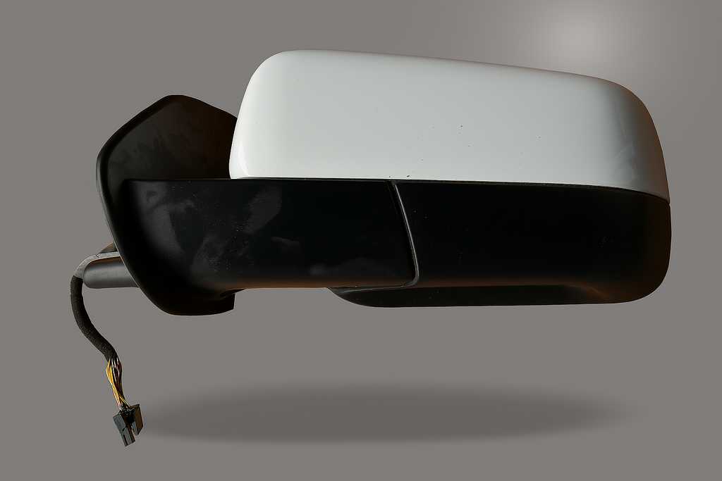 Driver Left Side View Mirror Power Painted Fits 10-13 RANGE ROVER SPORT White