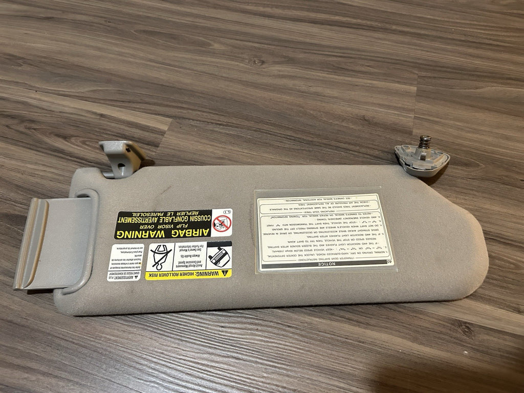 2000-2006 Toyota Tundra Sequoia DRIVER PASSENGER Left Right Sun Visor  OEM Gray