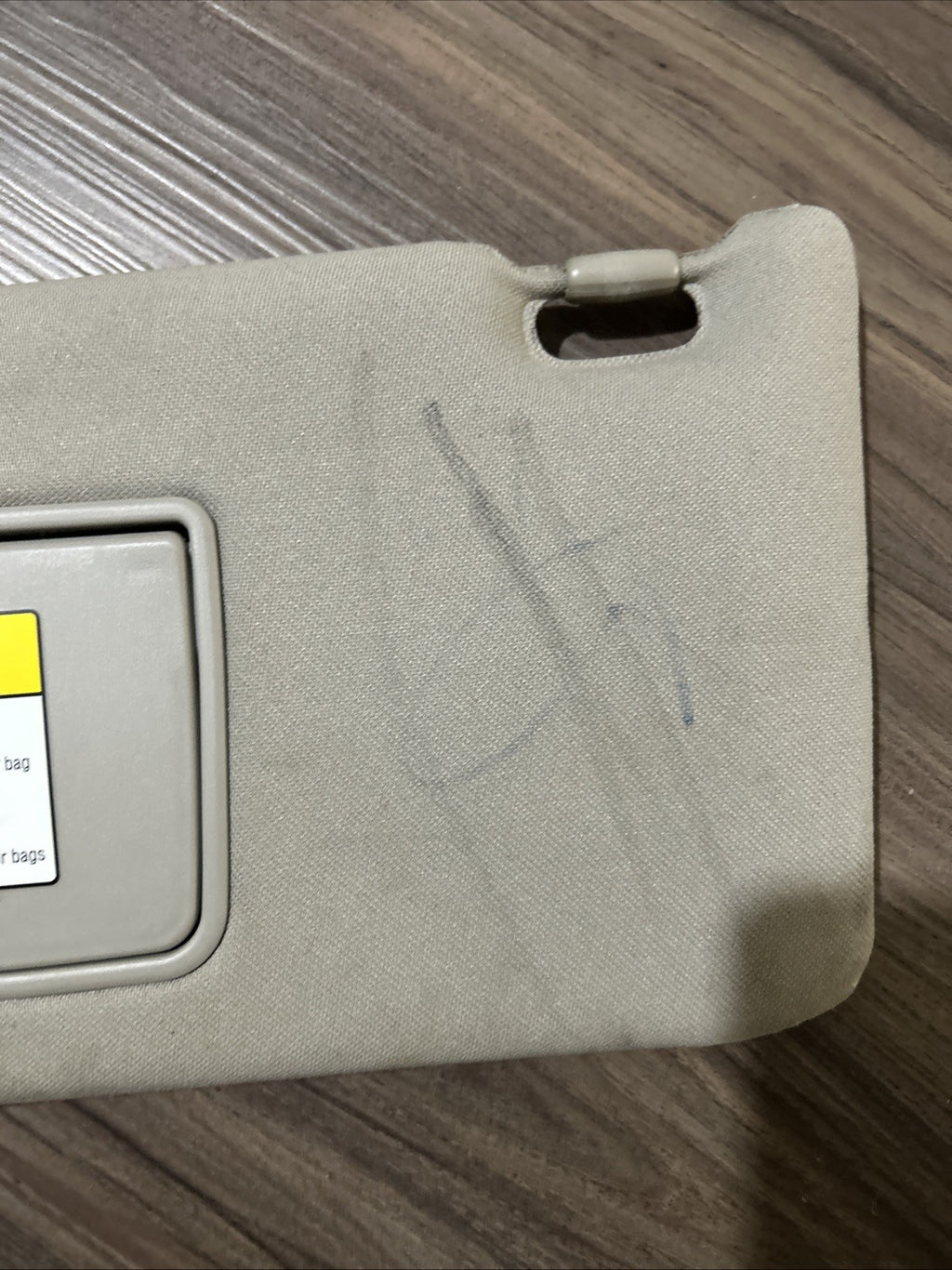 2007-2012 Acura RDX Sun Visor driver & passenger set (taupe / light gray)