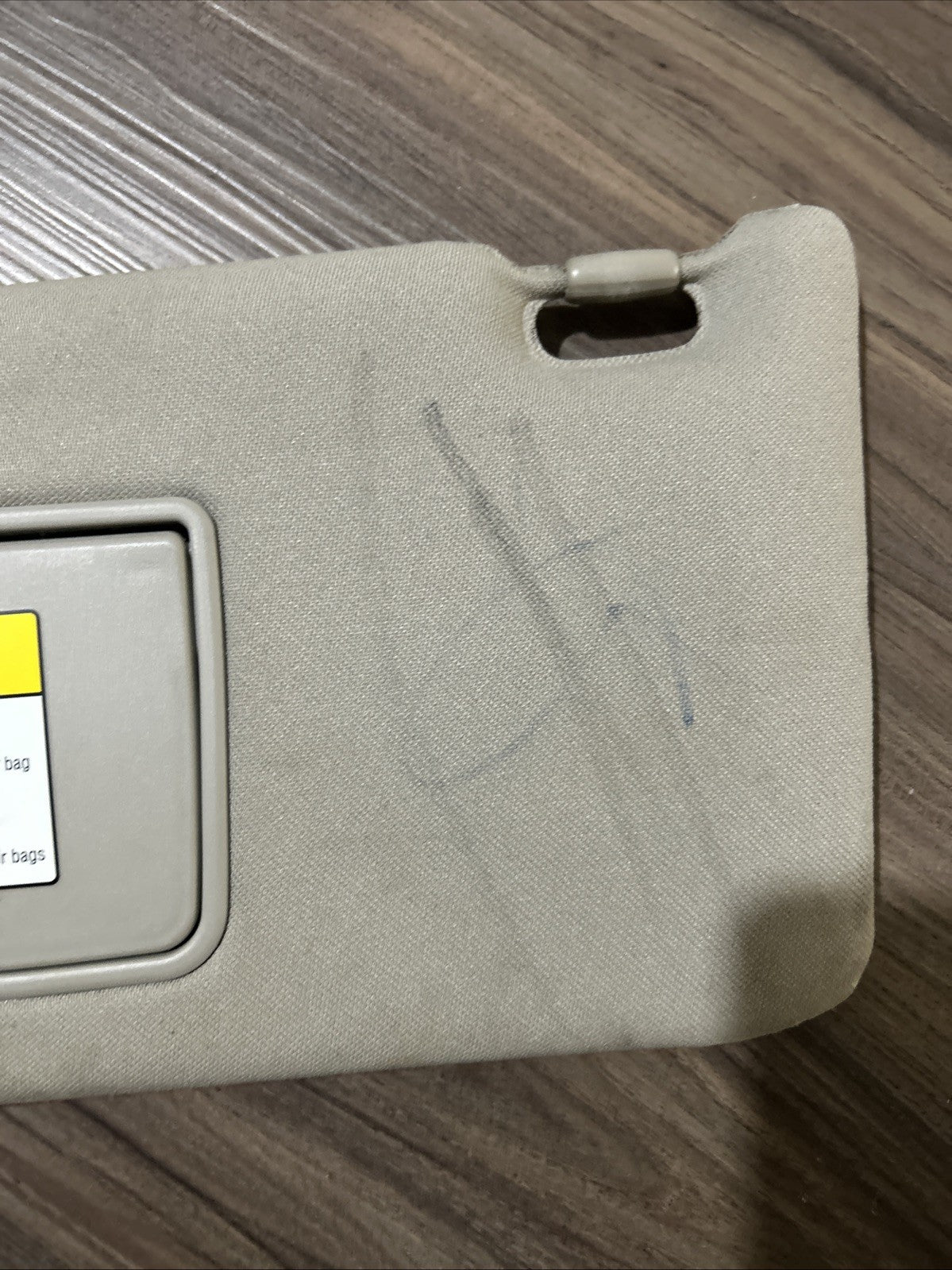 2007-2012 Acura RDX Sun Visor driver & passenger set (taupe / light gray)