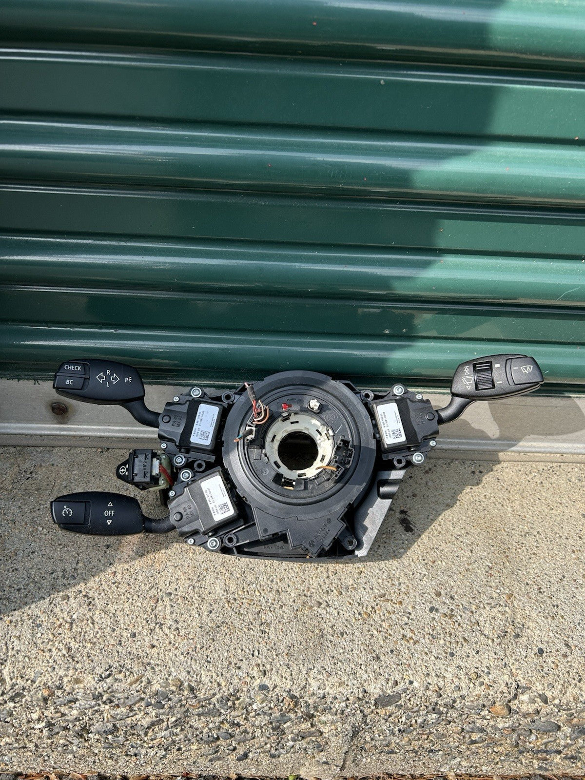 06 07 08 09 10 BMW 528xi oem clock spring turn wiper cruise switch assembly