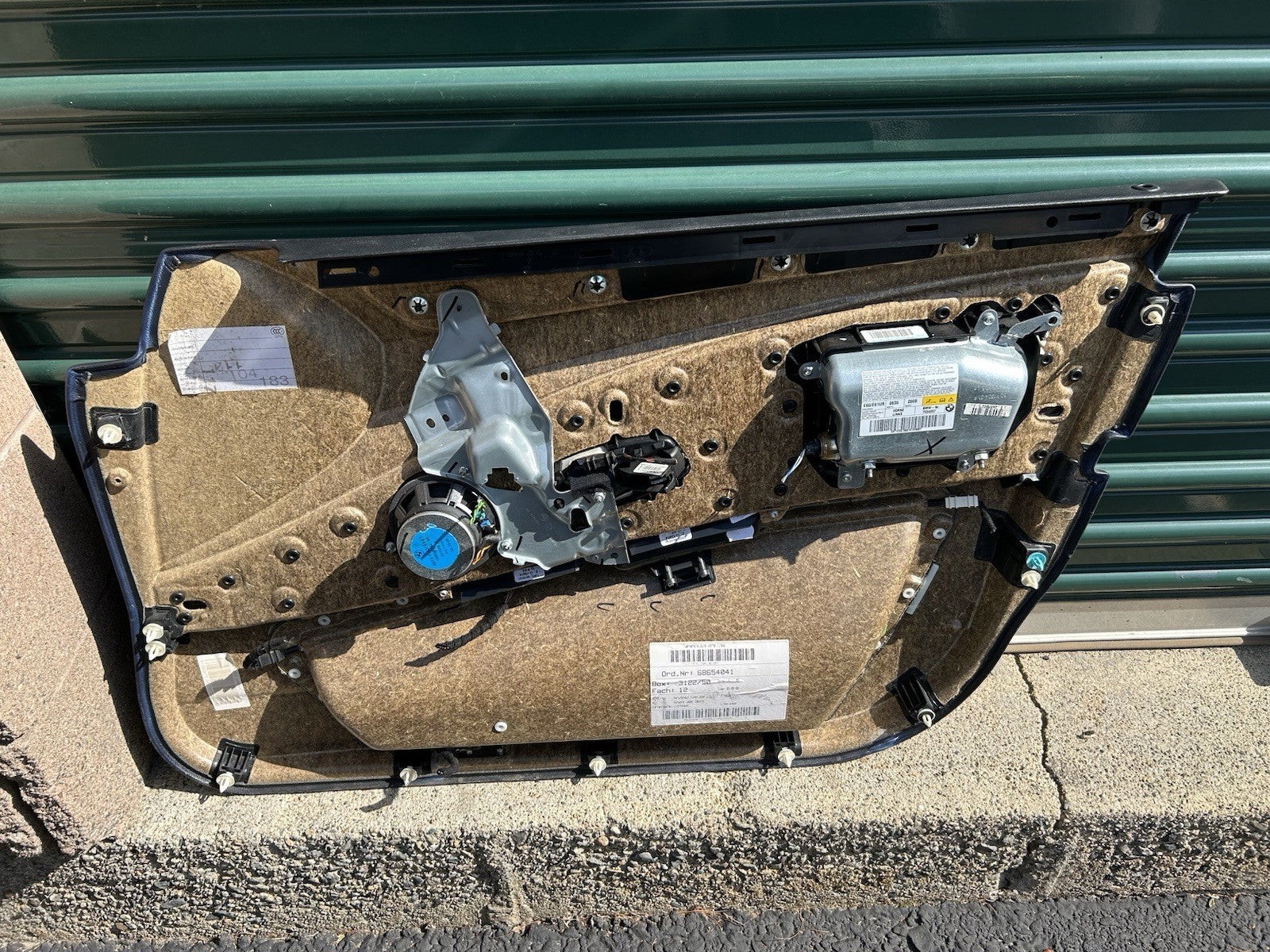 BMW E60/E61 5-Series Front Left Driver Door Panel Dakota Naturbraun OEM