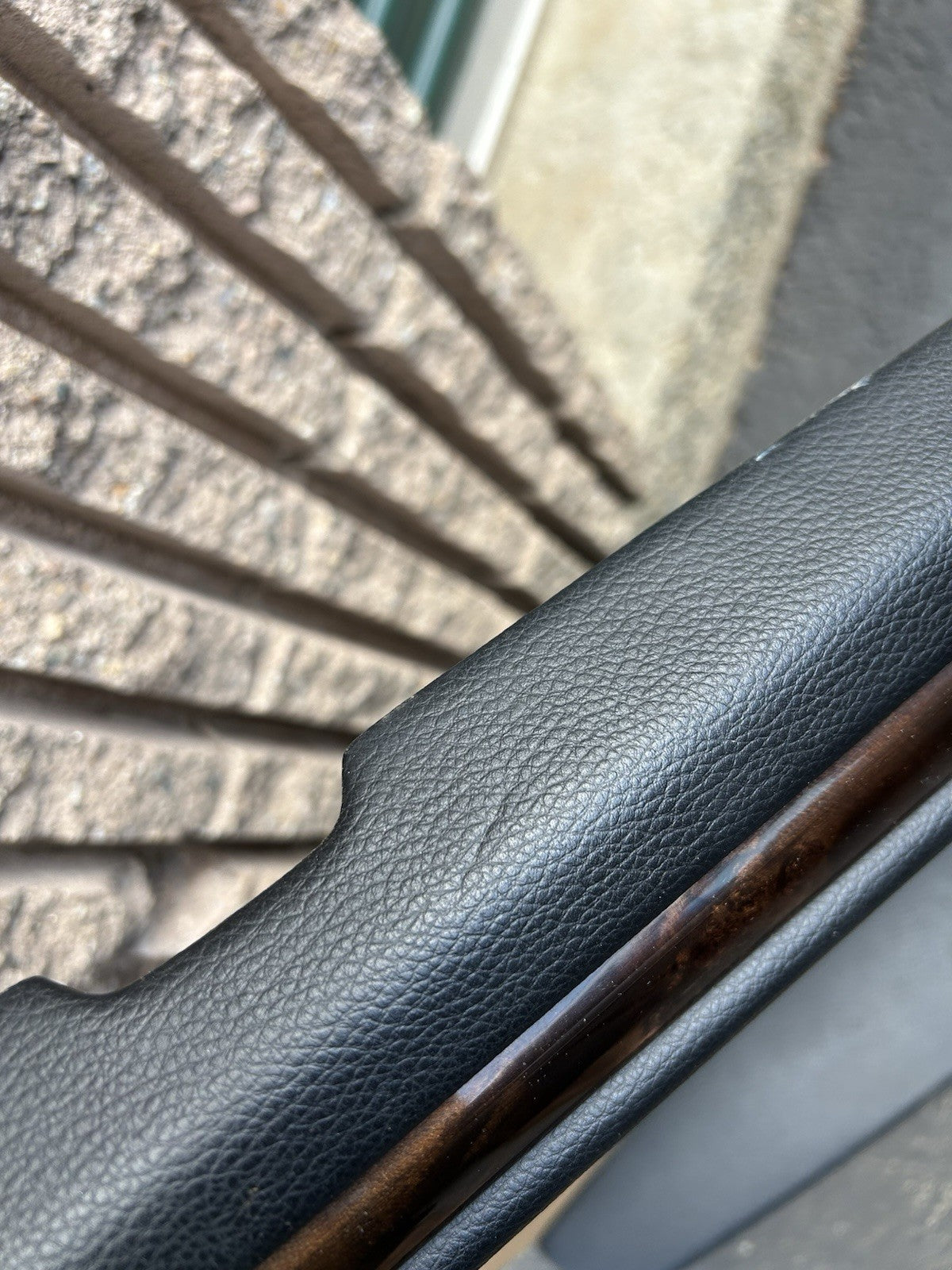 BMW E60/E61 5-Series Rear Left Door Panel Dakota Naturbraun Black OEM