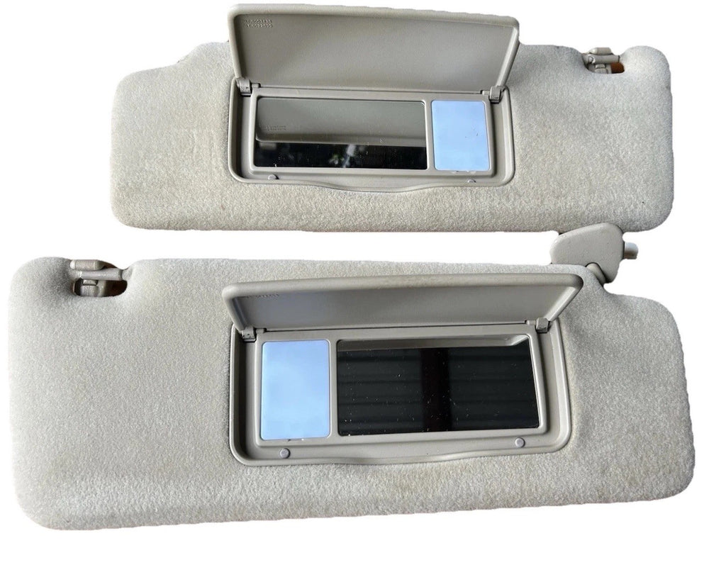 1999-2003 LEXUS RX300 Driver & Passenger SUNVISORS Gray OEM