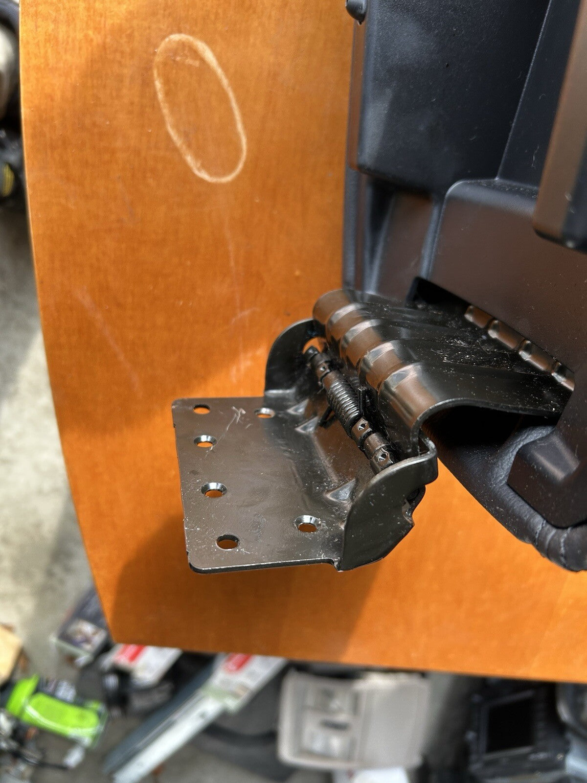 2011-2015 Ford Explorer Center Console Lid Armrest Arm Rest Black Leather OEM