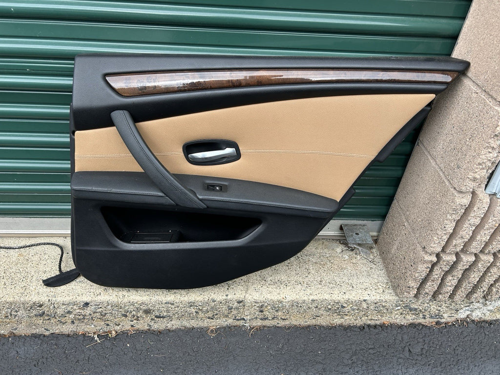 BMW E60/E61 5-Series Rear Right Door Panel Dakota Naturbraun 51427233332