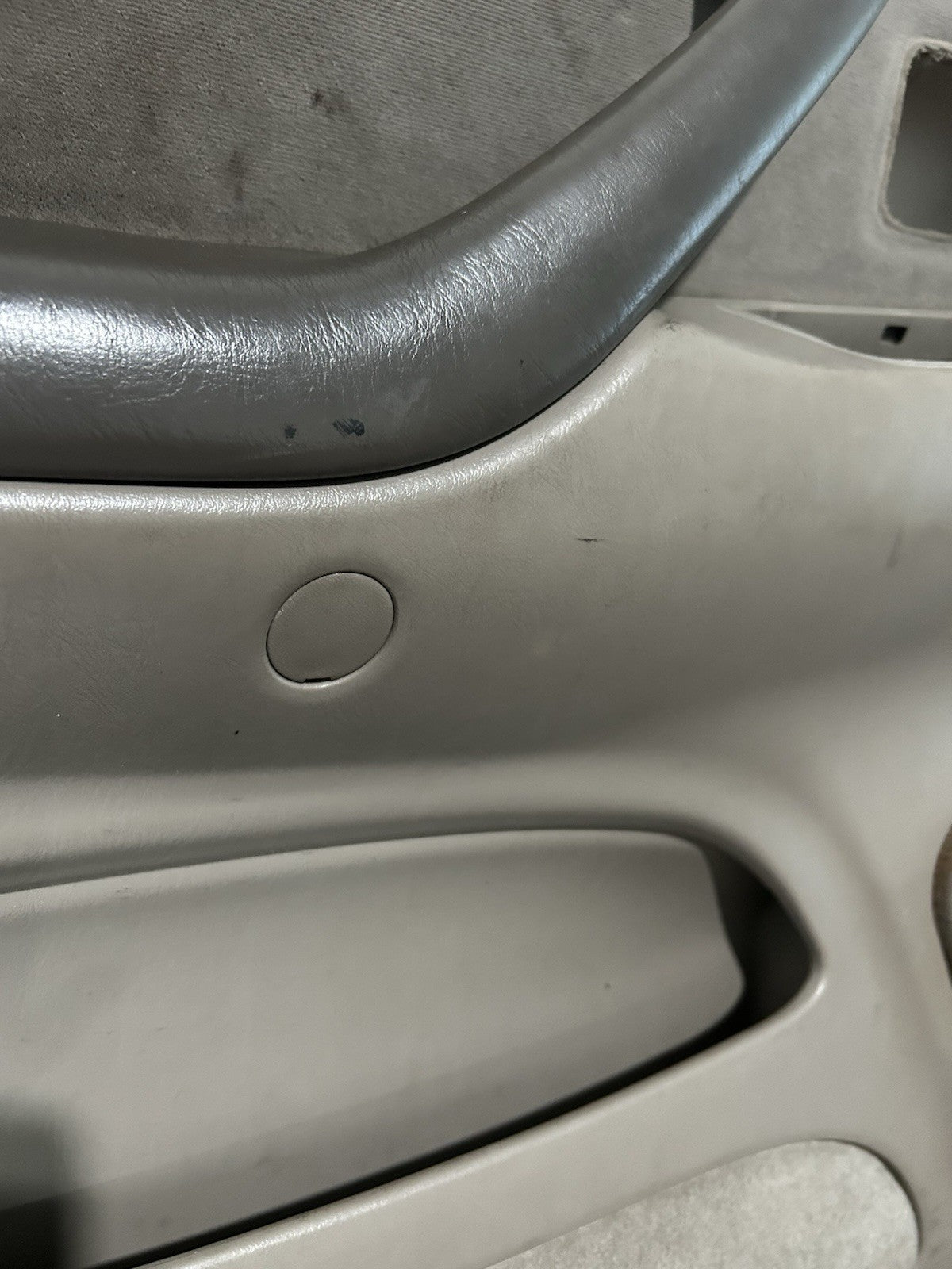 2001 2002 2003 2004 Toyota Sequoia Left Driver  Front Door Panel Trim Brown OEM