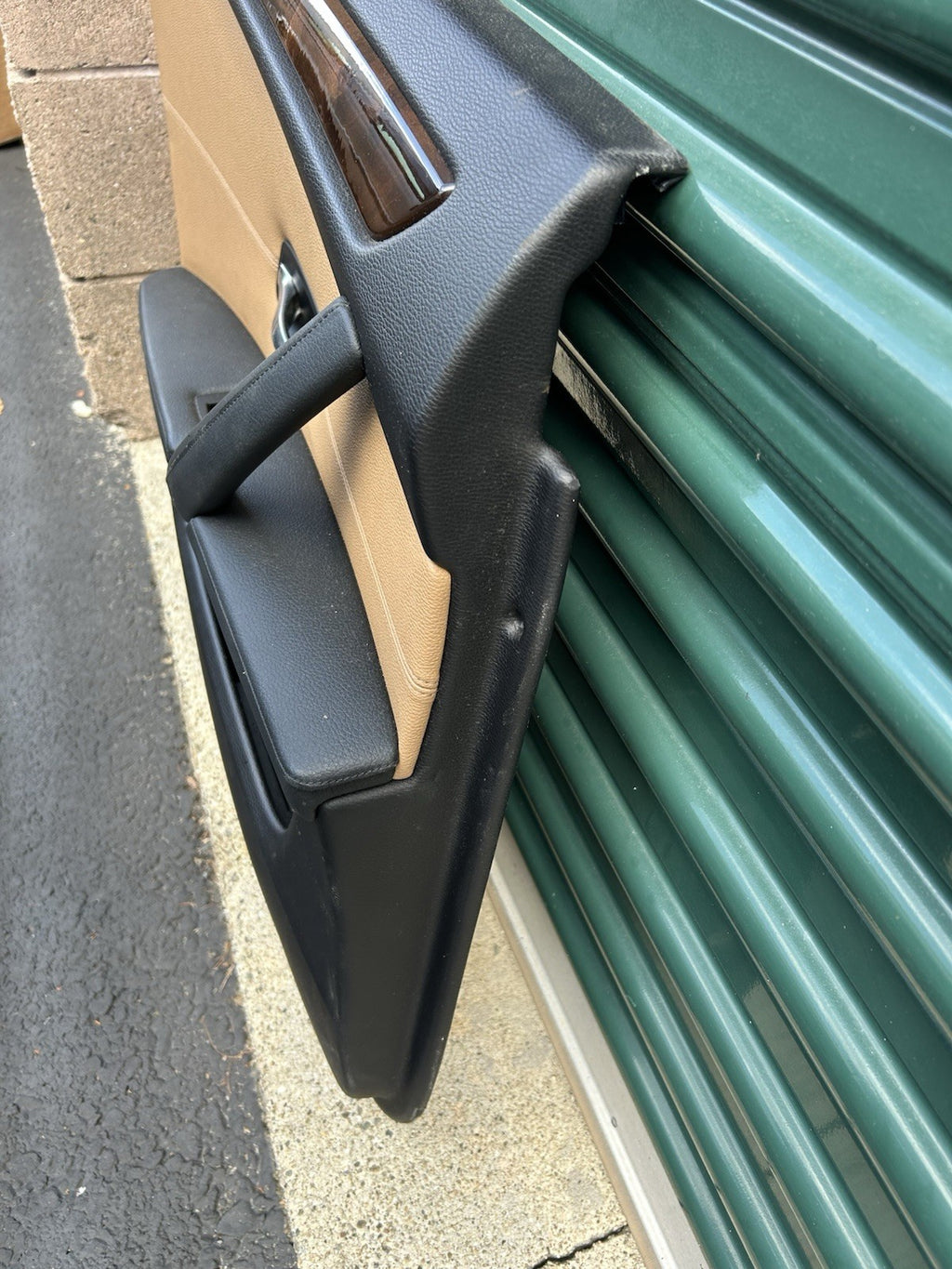 BMW E60/E61 5-Series Rear Left Door Panel Dakota Naturbraun Black OEM