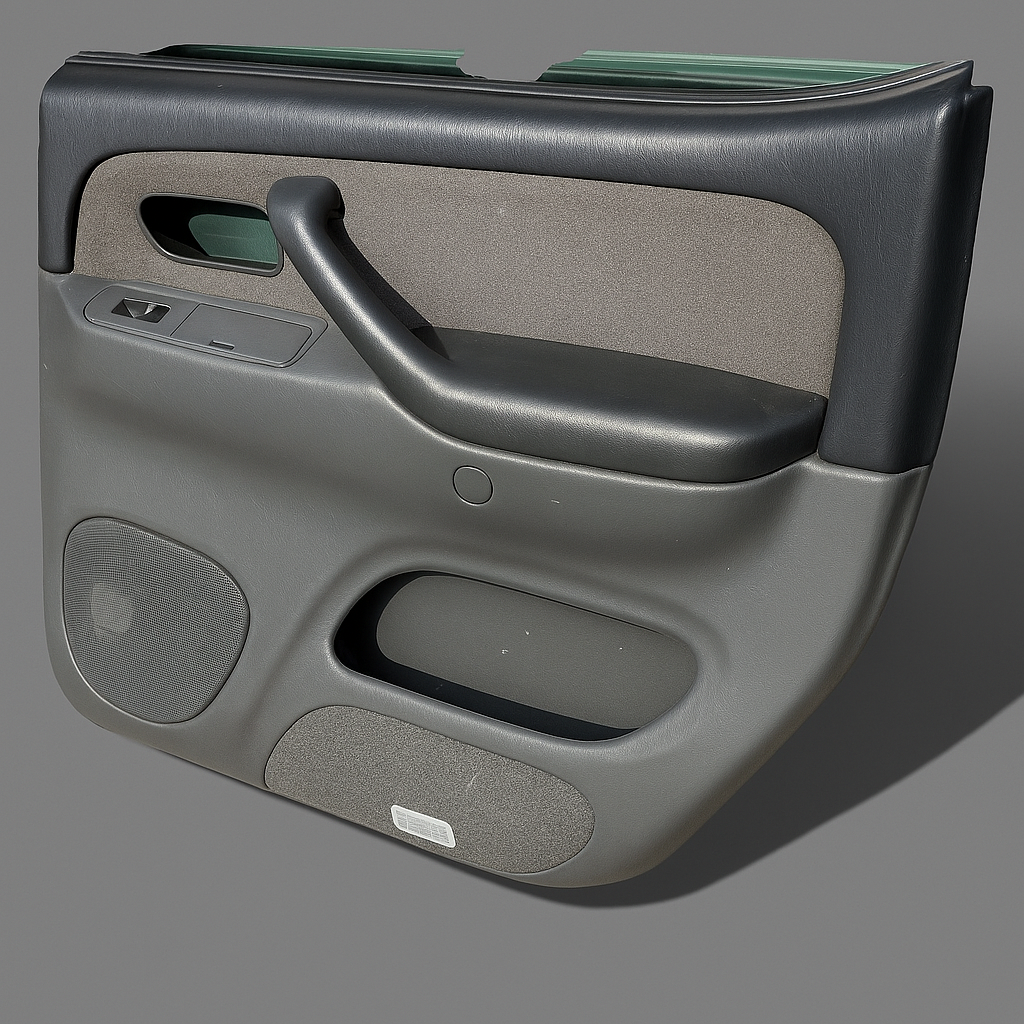 2001-2007 TOYOTA Tundra REAR Right Passenger SIDE DOOR PANEL TRIM Gray OEM