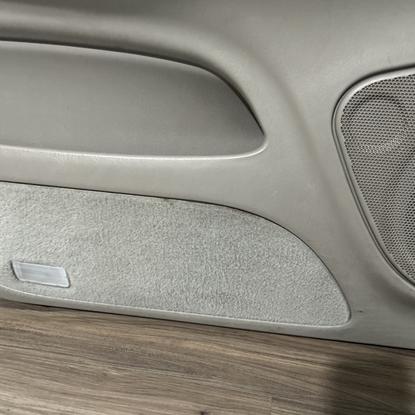 2001 2002 2003 2004 Toyota Sequoia Left Driver  Front Door Panel Trim Gray OEM