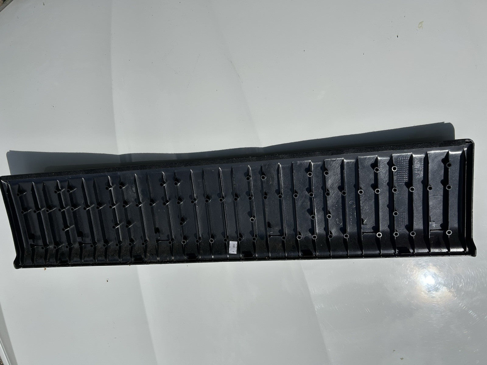 14-18 OEM BMW X5 F15 X5M F85 Rear Flap Trunk Sill Trim Scuff Plate Cover Panel