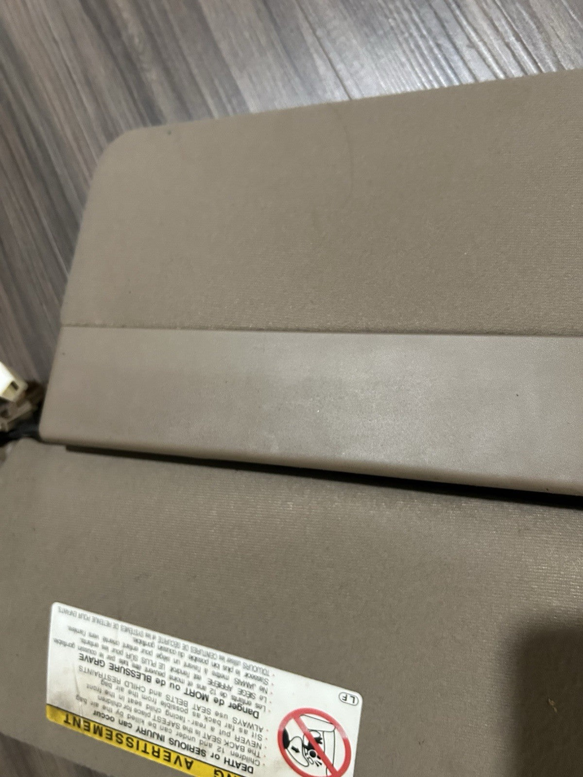 2000-2006 Toyota Tundra Sequoia DRIVER PASSENGER Left Right Sun Visor  OEM TAN