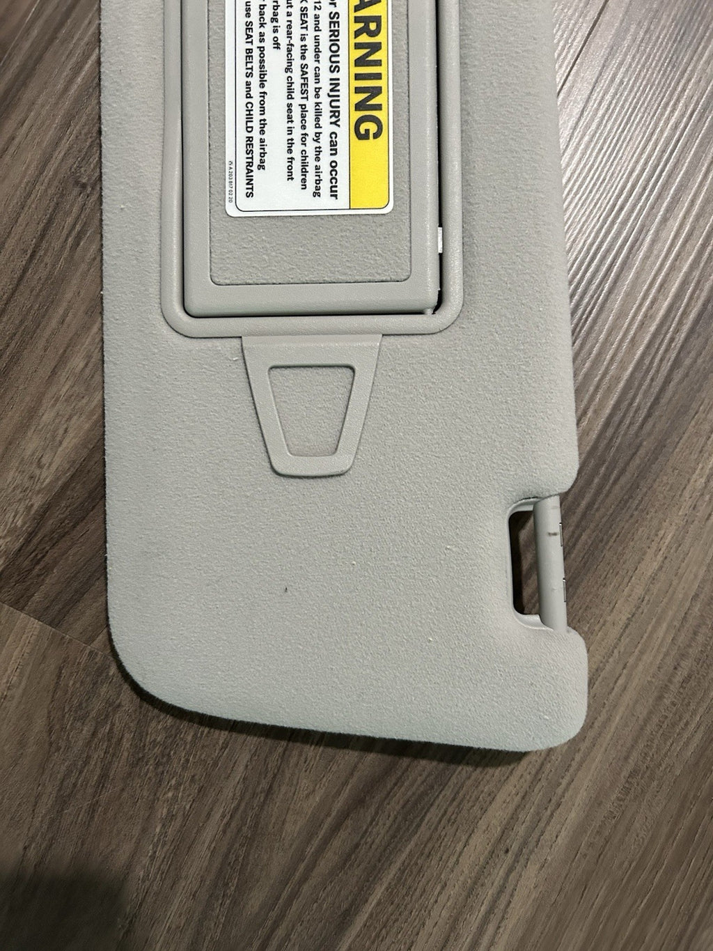 OEM C215 W220 Mercedes Benz Sun Visor Set 2000-2006 S320 S430 S500 CL500 CL600