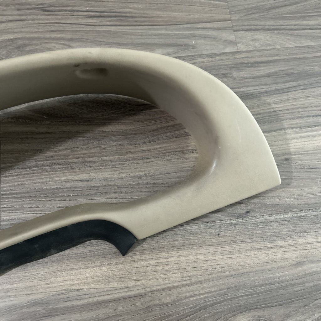 1999-2004 Ford Mustang Speedometer Gauge Cluster Trim Bezel Beige OEM