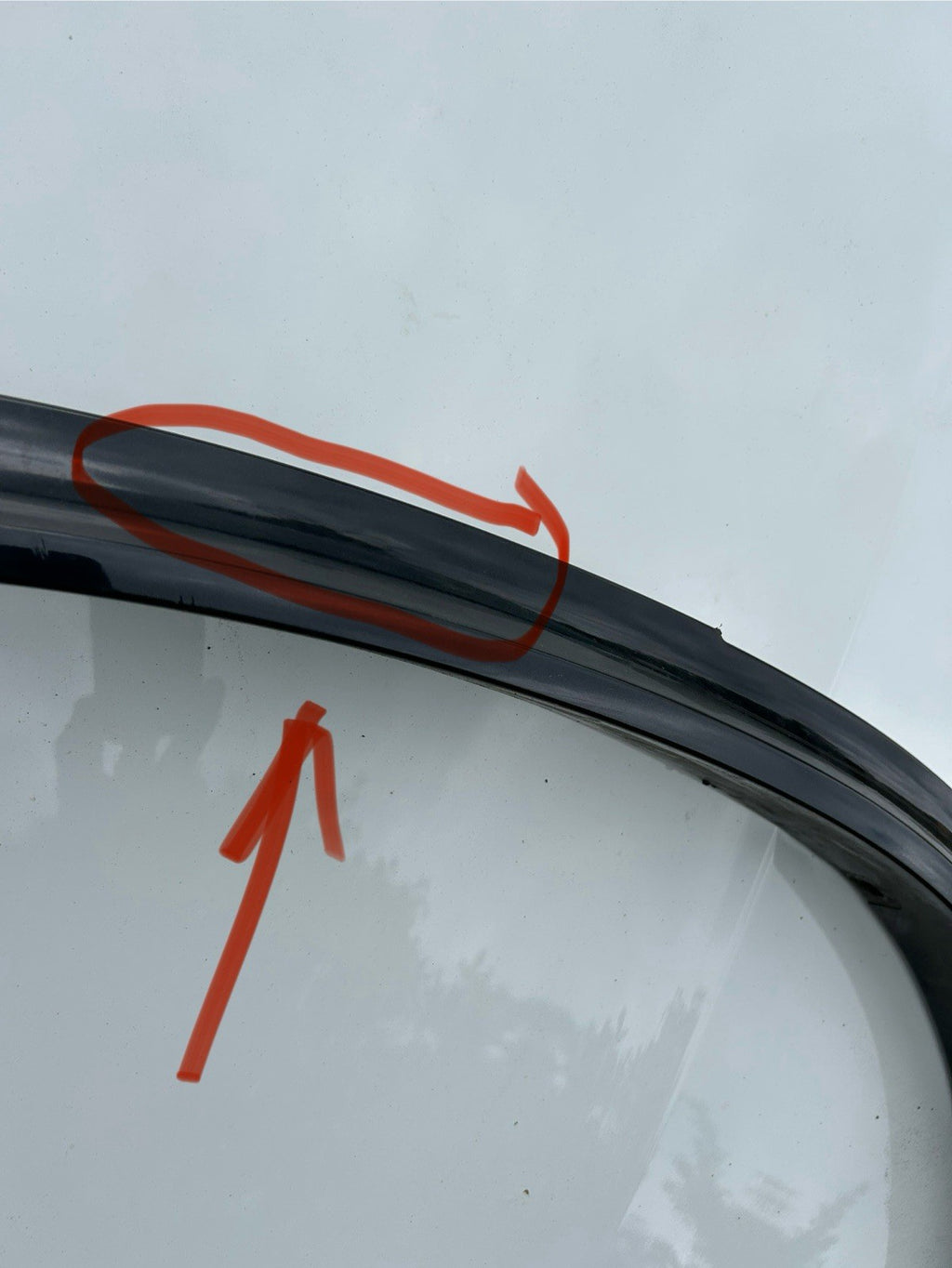 OEM BMW F15 X5 14-18 Right Passenger Rear Fender Flare Wheel Arch 20" Wheels