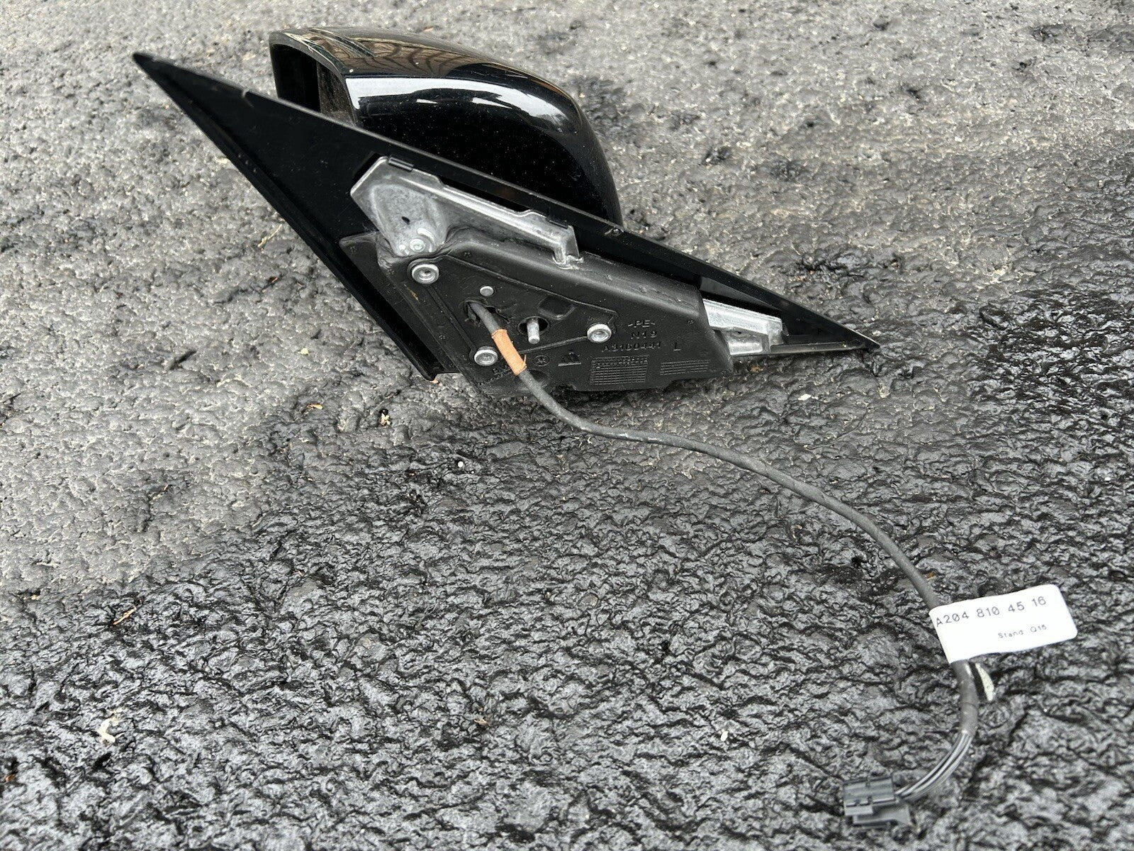 2010 2011 Mercedes Benz W204 C300 Left Driver Side Door Mirror 2048105716 Black