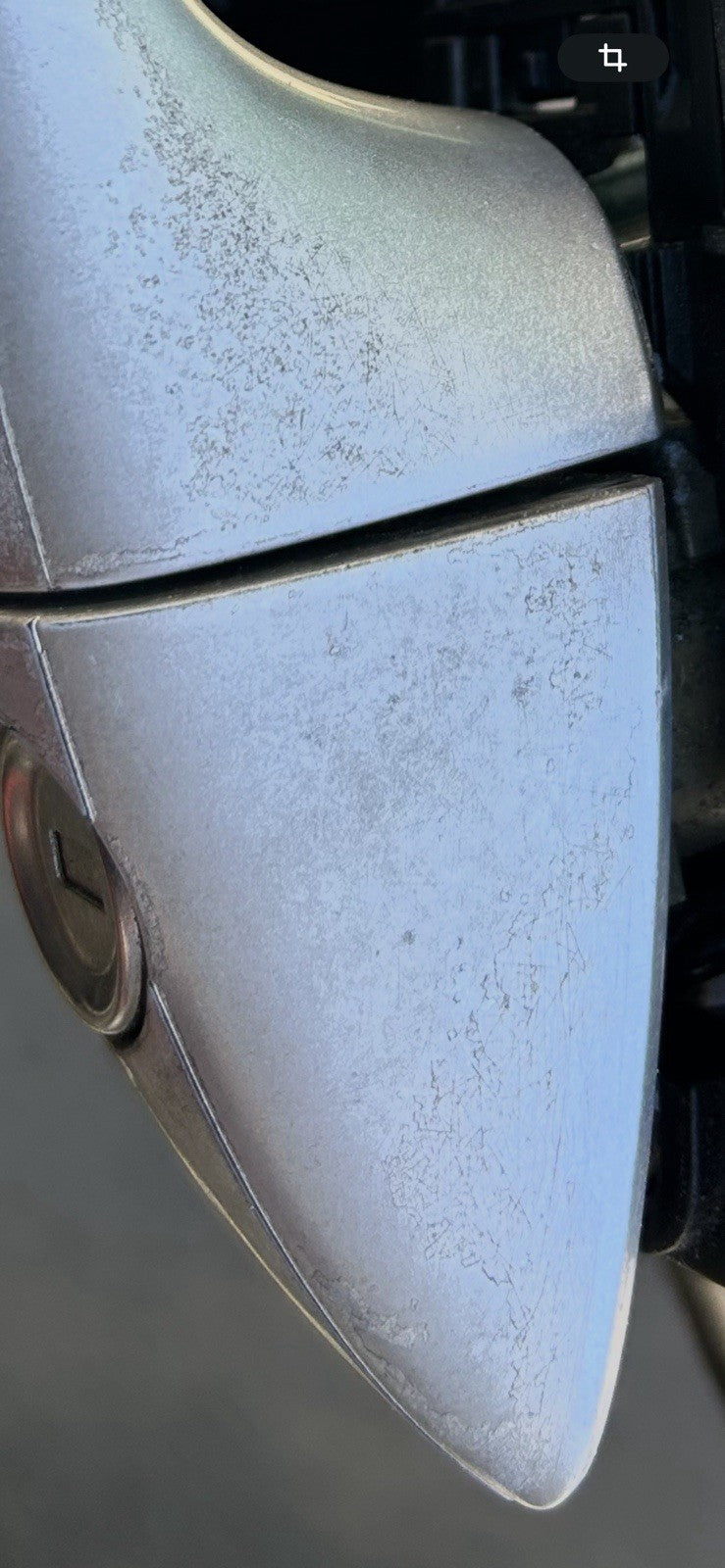 06-12 Mercedes w251 R350 Front Left Driver Side Exterior Door Handle OEM Silver