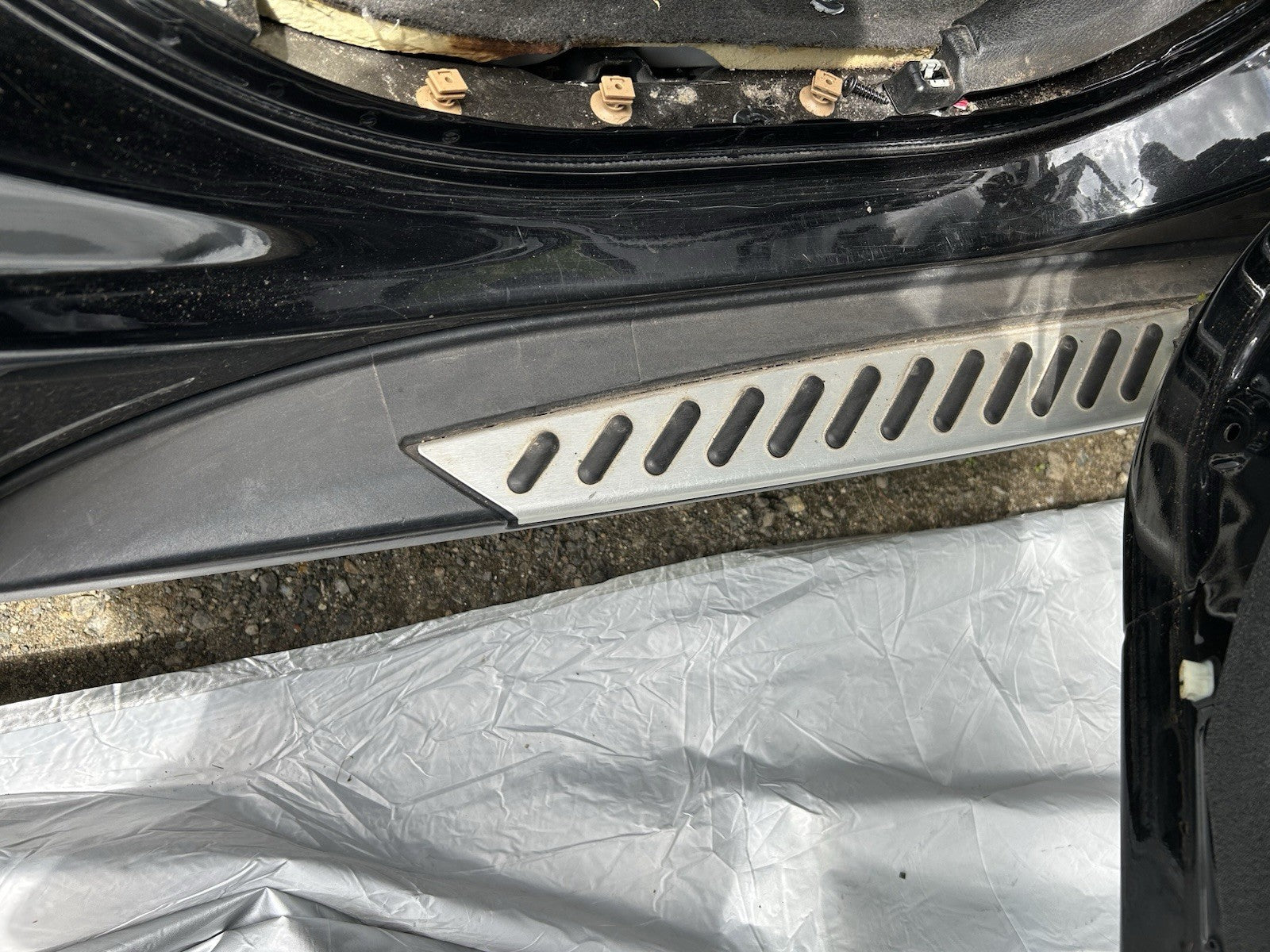 14-18 BMW X5 F15 Right Passenger RUNNING BOARD STEP BAR PLATE OEM