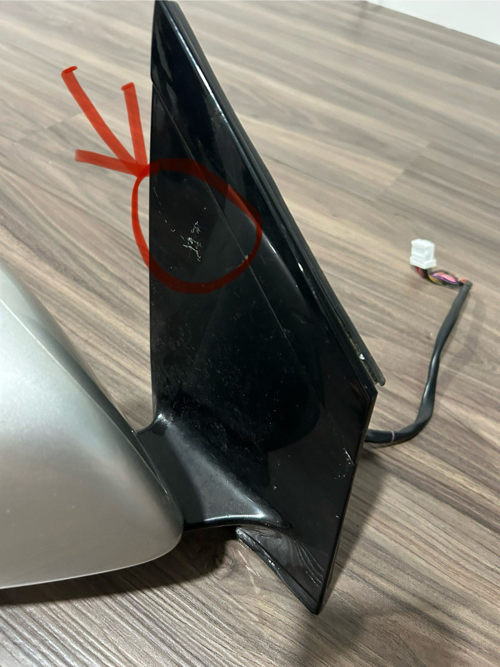 2004-2009 Lexus RX330 RX350 RX400h Passenger Side Right DOOR Mirror SILVER 1C0