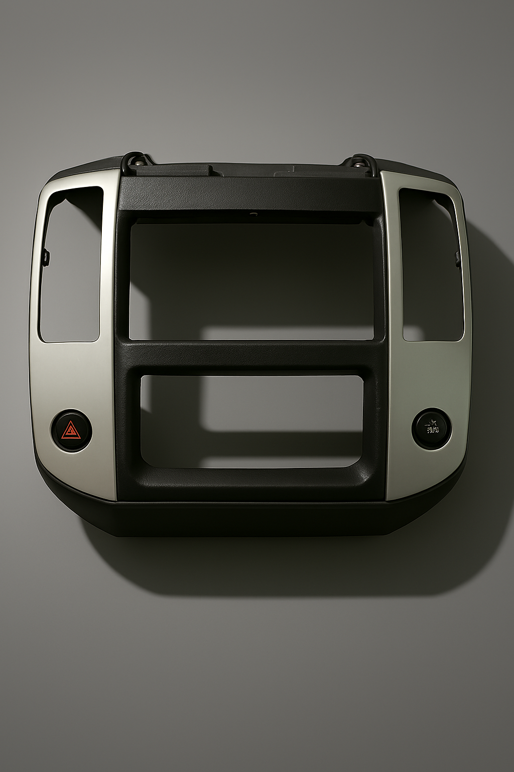 2009 2010 2011 2012 Nissan Frontier Xterra Dash Radio Trim Bezel Gray Silver 155