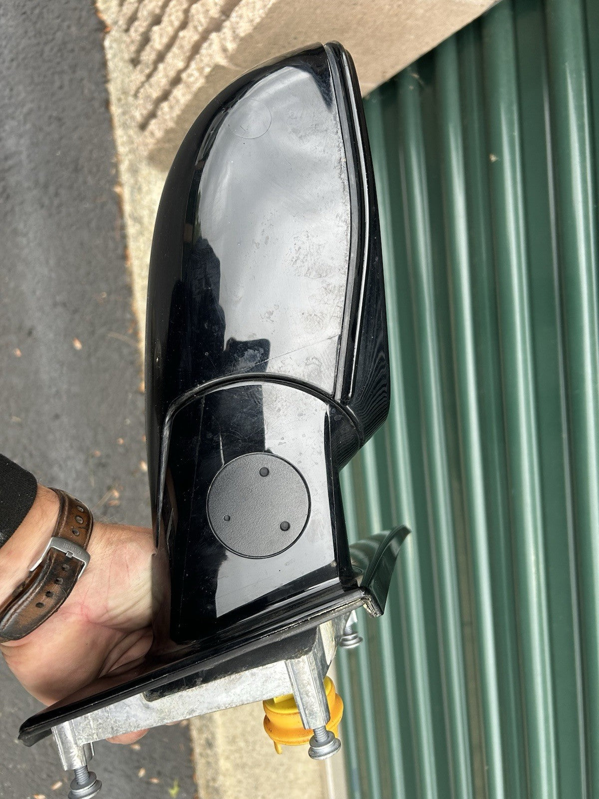 Fits 14 - 18 BMW X5 F15 LH Driver Power Door Mirror Heated w Memory Black=475M