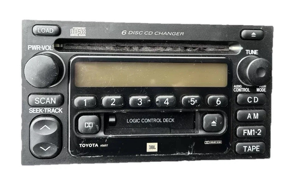 2001-2002 4Runner Sequoia Tundra Camry stereo JBL 86120-08130 Toyota A56817