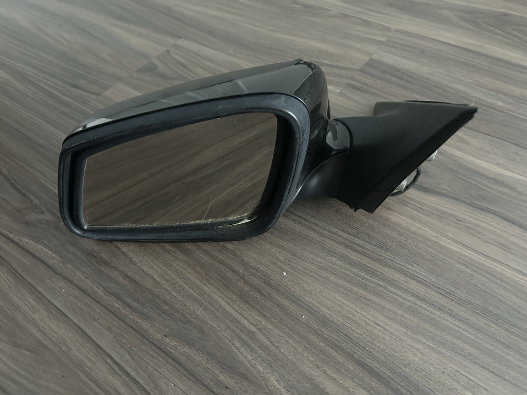 BMW E60 E61 2008 LEFT DRIVER SIDE DOOR AUTO FOLD DIM HEATED MIRROR OEM Black