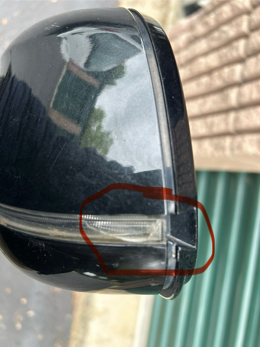 Fits 14 - 18 BMW X5 F15 LH Driver Power Door Mirror Heated w Memory Black=475M