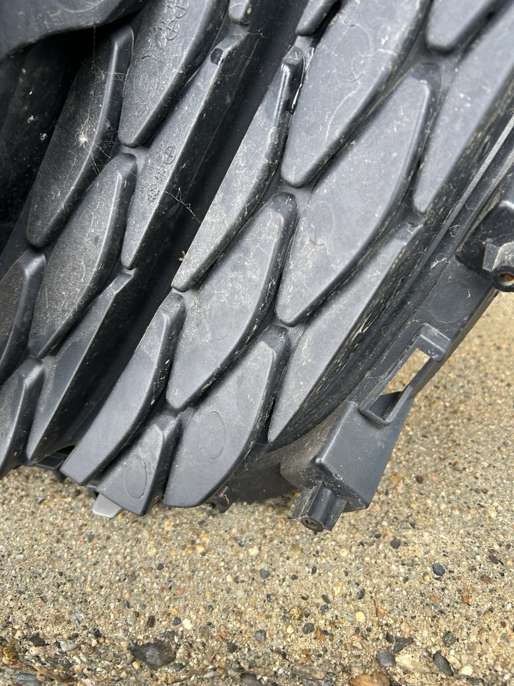 2010 2011 2012 Mazda CX-7 Bumper Grille Left Fog Light Insert  OEM