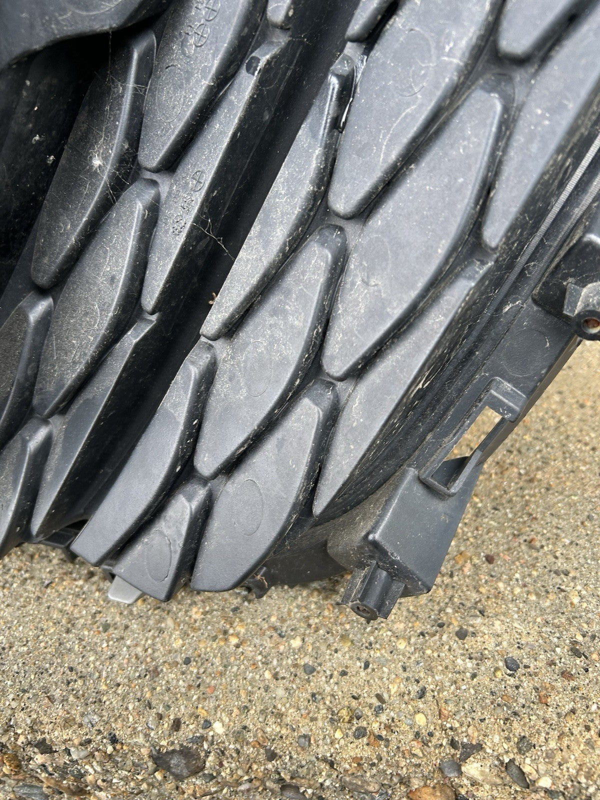 2010 2011 2012 Mazda CX-7 Bumper Grille Left Fog Light Insert  OEM