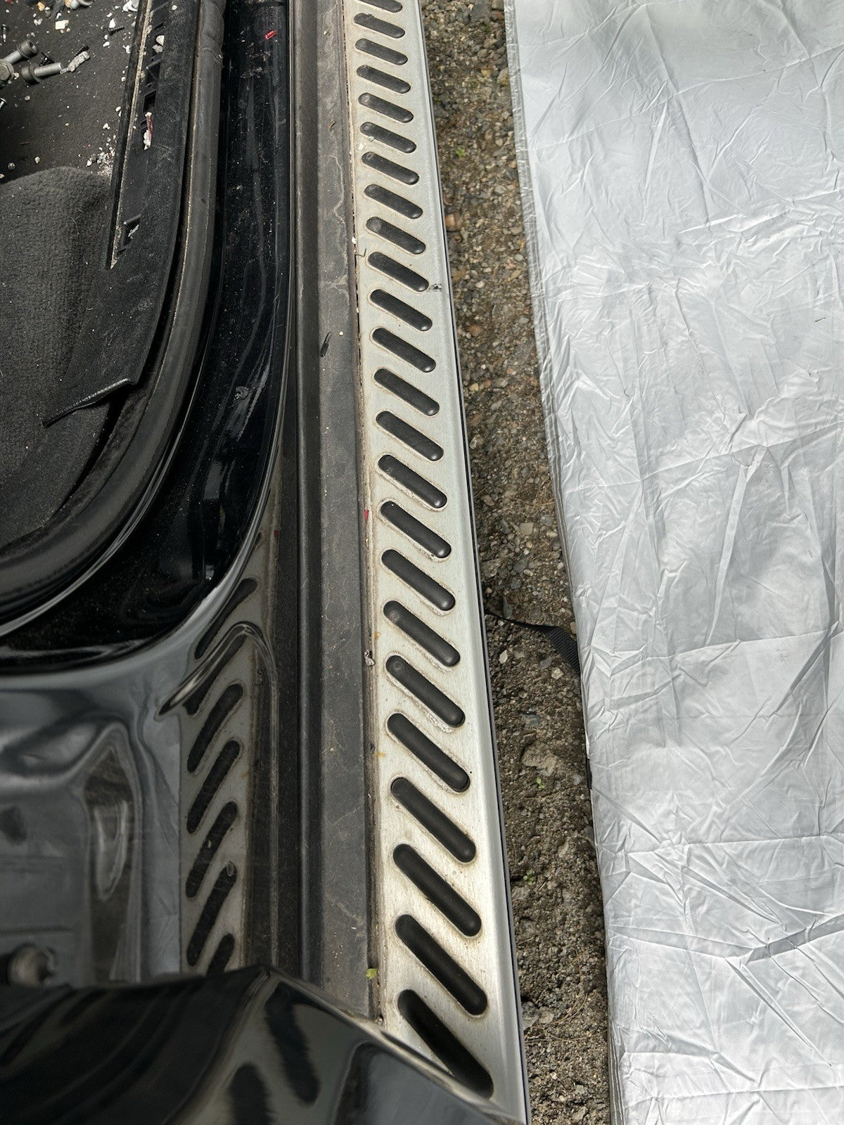 14-18 BMW X5 F15 Right Passenger RUNNING BOARD STEP BAR PLATE OEM