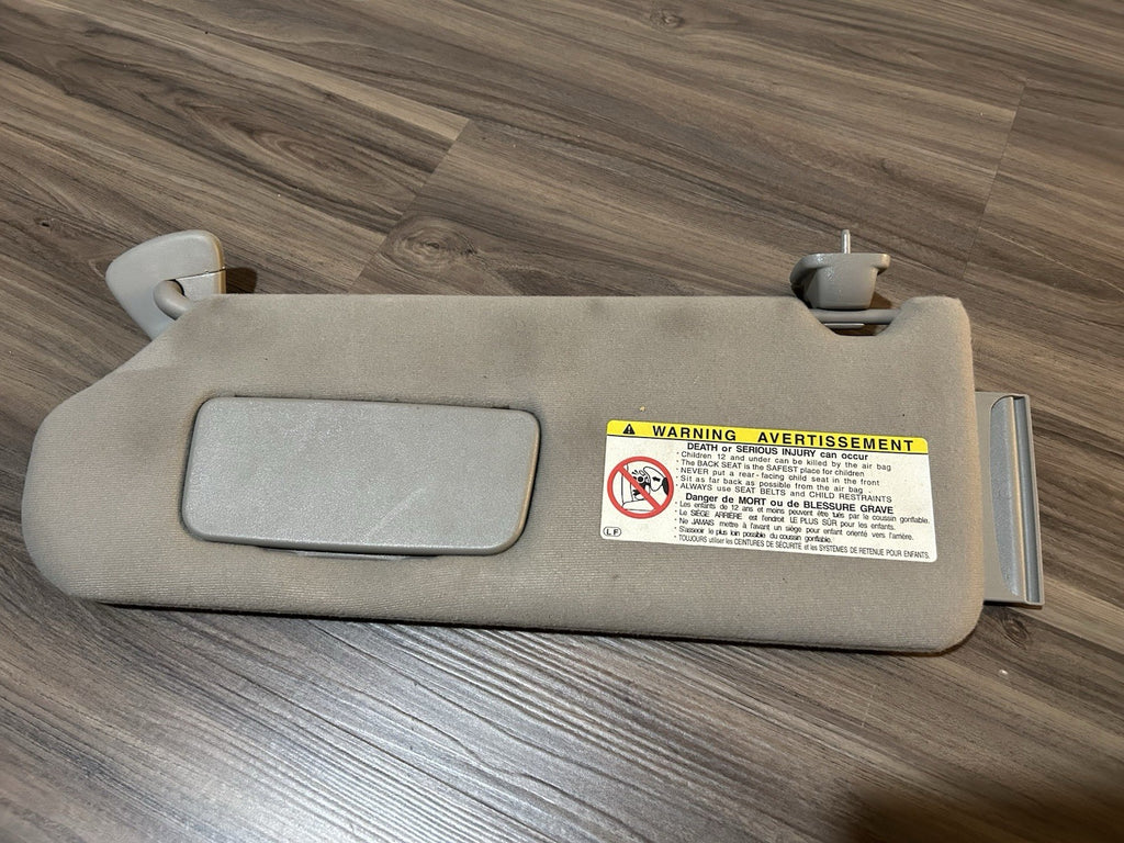 2000-2006 Toyota Tundra Sequoia DRIVER PASSENGER Left Right Sun Visor  OEM Gray