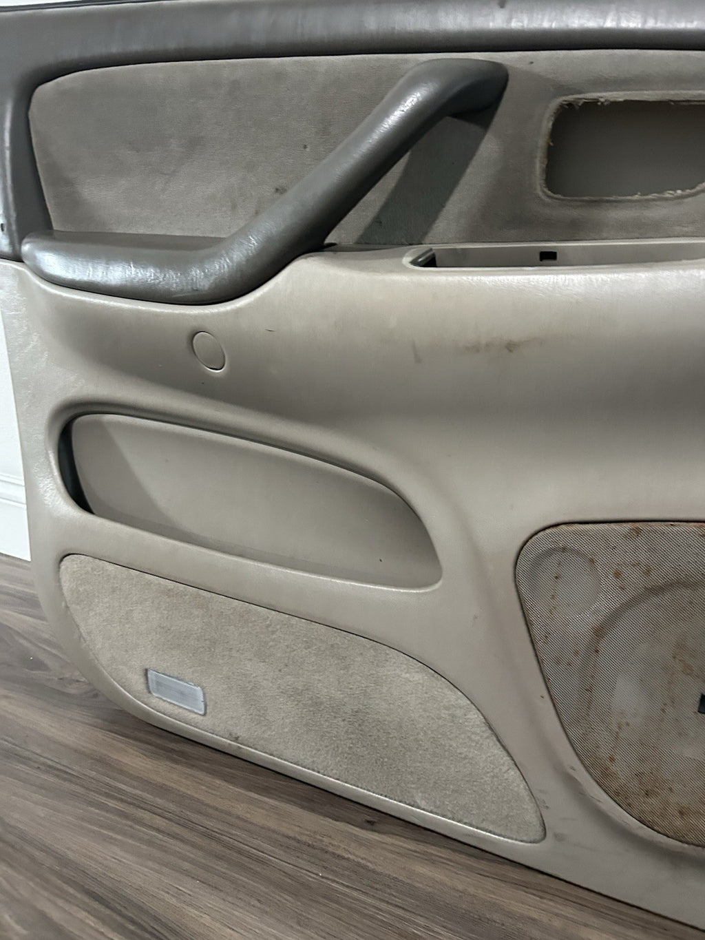 2001 2002 2003 2004 Toyota Sequoia Left Driver  Front Door Panel Trim Brown OEM