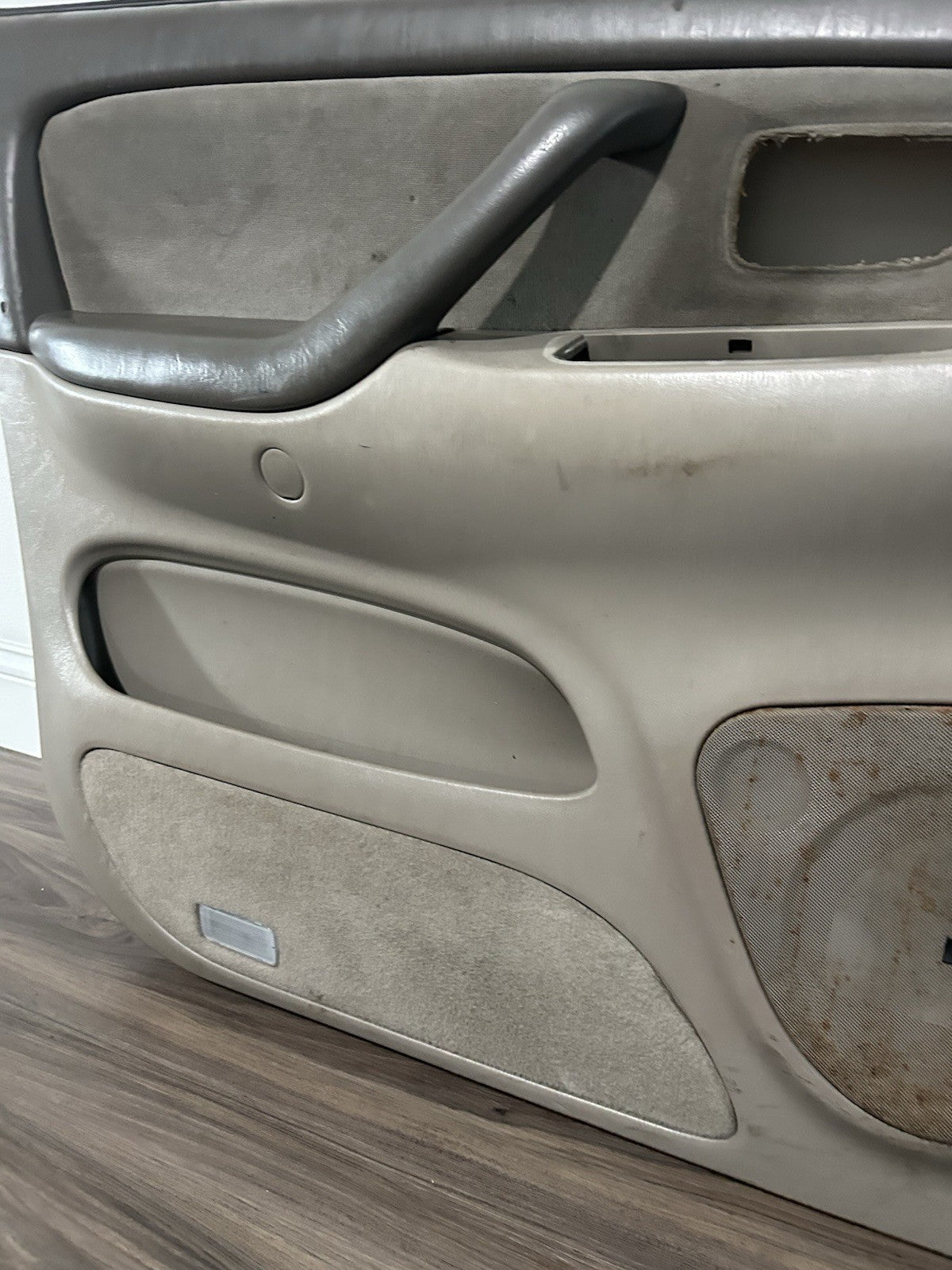 2001 2002 2003 2004 Toyota Sequoia Left Driver  Front Door Panel Trim Brown OEM